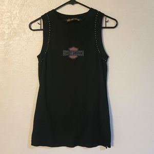 SMALL, BLACK, HARLEY-DAVIDSON TANKTOP